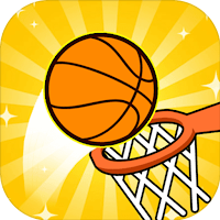 Basketball In The Hoop