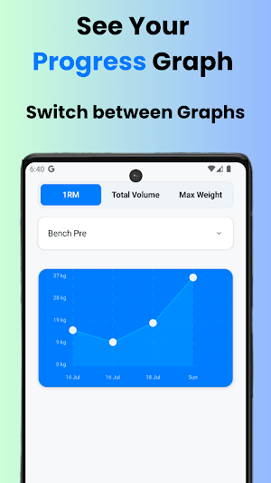 GymLogger: With Progress Graph Screenshot 0