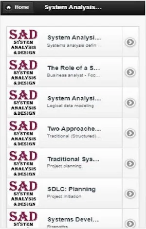 System Analysis and Design Screenshot 0