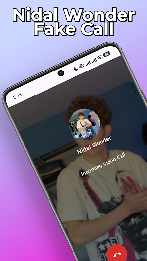 Nidal Wonder Fake Call Chat Screenshot 0