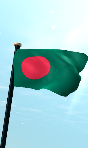 Bangladesh Flag 3D Free Screenshot 0