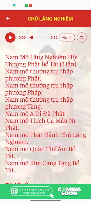 Chú lăng nghiêm Screenshot 1