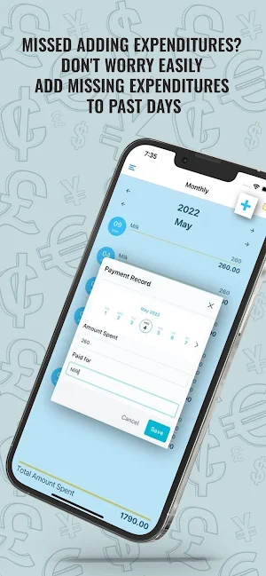 CashOut Simple Expense Manager Screenshot 2