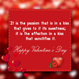 Valentine Love Card Love Quote Screenshot 0