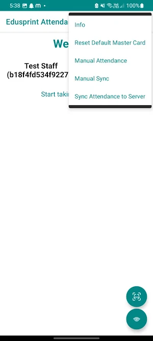 Edusprint Attendance Screenshot 1