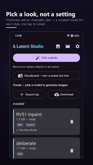 Latent Studio Image generation Screenshot 2