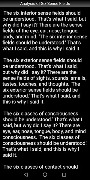 Analysis of Six Sense Fields Screenshot 2