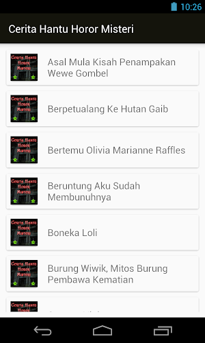 Cerita Hantu Horor Misteri Screenshot 1
