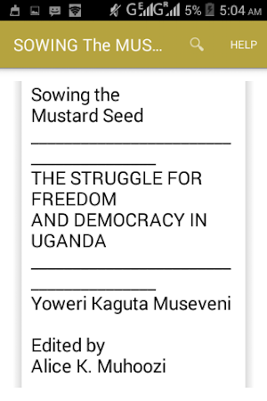 SOWING the MUSTARD SEED Screenshot 1