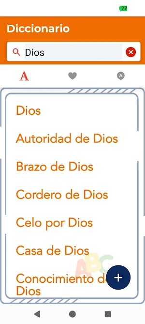 Diccionario biblico Screenshot 1