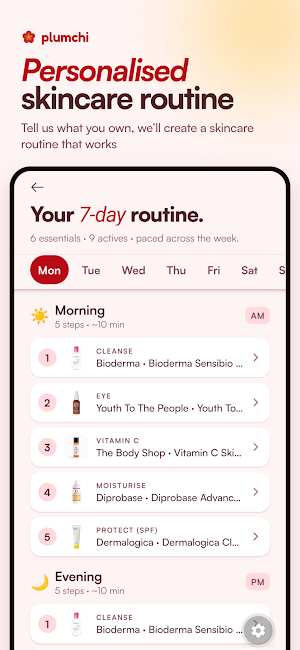 plumchi - The skincare app Screenshot 2