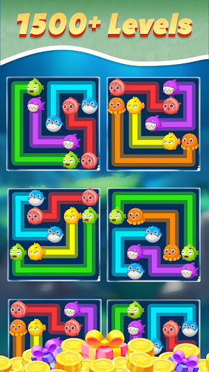 Connect Fish - Color Line Game Screenshot 3