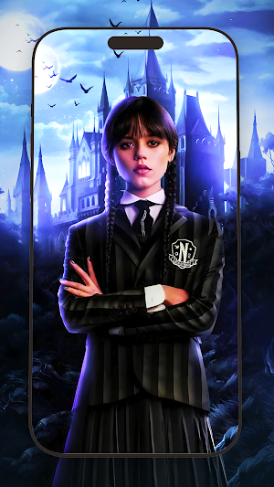 Wednesday Addams Wallpapers 4K Screenshot 0