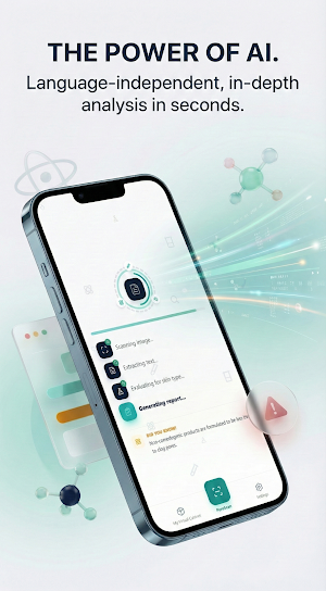 PureScan: Cosmetic Analyzer Screenshot 1
