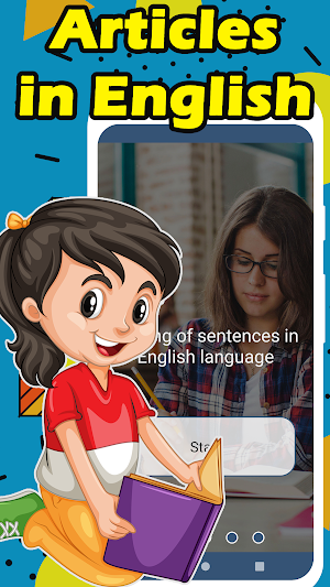 Learning English articles in sentences and words Screenshot 0