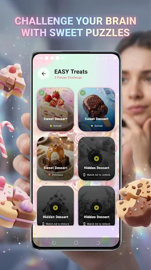 Dessert Jigsaw Puzzle Game Screenshot 2