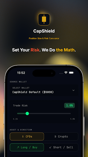CapShield - Position Size Calc Screenshot 0