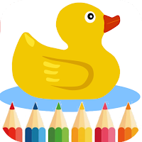 duck cartoon coloring game