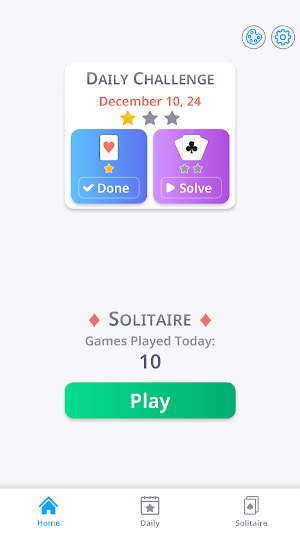 Solitaire. Daily Patience Game Screenshot 0