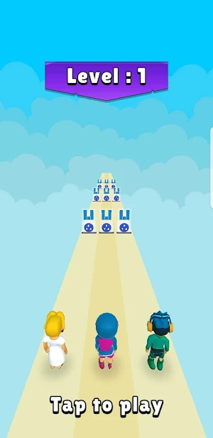 Word Puzzle Run 3D Screenshot 1