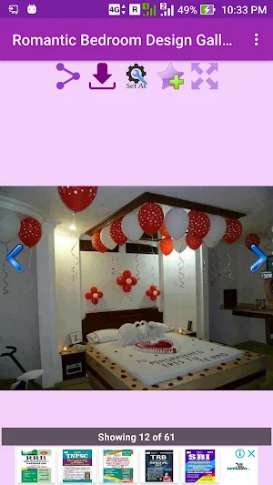 Romantic Bedroom Designs Screenshot 2