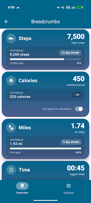 Breadcrumbs – Trail Mapper Screenshot 1
