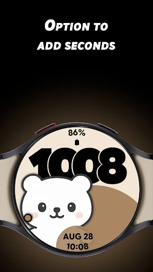 Cute Animals 2 - Watch face Screenshot 3
