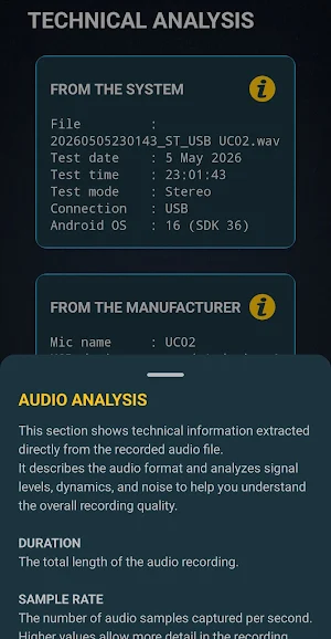 Mic Test Pro: Audio Analyzer Screenshot 2