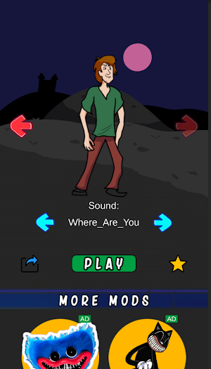 FNF Shaggy Mod Test Screenshot 2