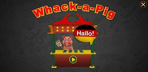 Learn German Words WhackaPig Screenshot 0