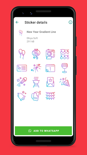 Christmas Stickers for Watsup Screenshot 2