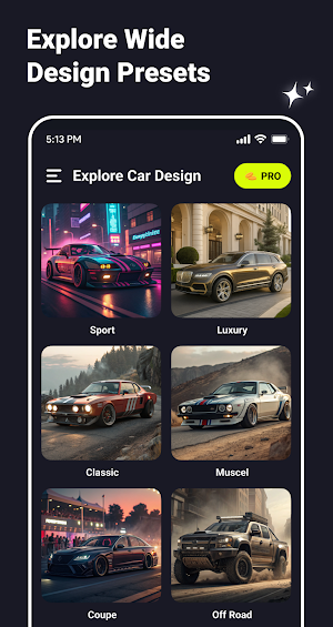 AI Car Designer Modify: AI Car Screenshot 1