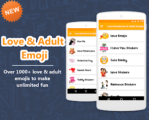 Love Emoticons & Adult Emojis Screenshot 0