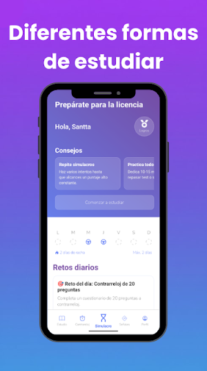 Prepárate para la licencia Screenshot 0