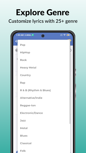 AI Lyric Generator Song Writer Screenshot 1