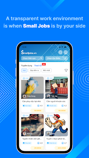 Small Jobs: Flexible Jobs Screenshot 3