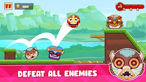 Ball's Journey 6 - Red Bounce Ball Heroes Screenshot 1