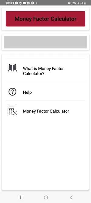 Money Factor Calculator Screenshot 0
