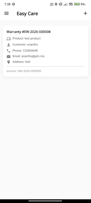 Easy Care Screenshot 2