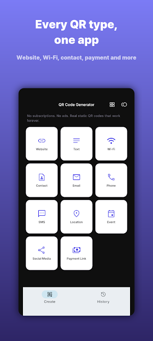 QR Code Generator: Logo Maker Screenshot 0
