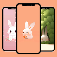 Kawaii Rabbit Wallpaper HD 4K