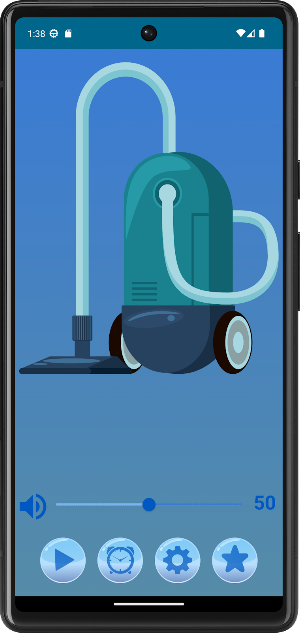 Vacuum cleaner sound for sleep Screenshot 1