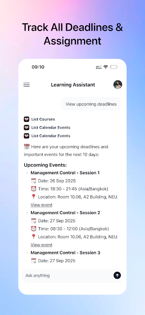 LMS AI Assistant Screenshot 0