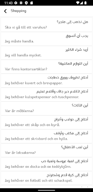 Learn Swedish without Internet Screenshot 2