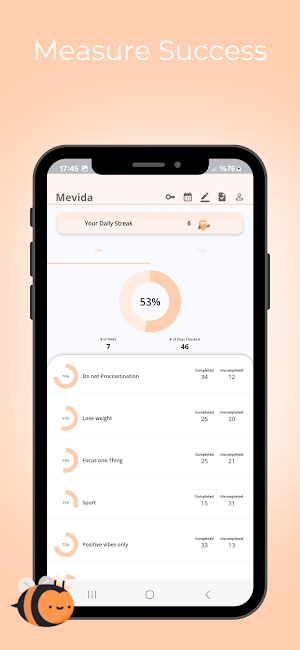Mevida: OKR and Tasks Screenshot 3