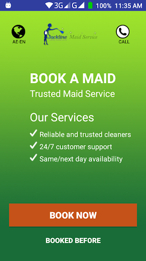 Jackline Maid Service Screenshot 1