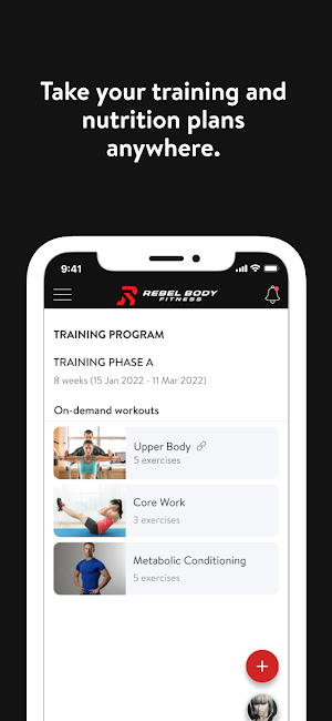 Rebel Body Fitness Screenshot 2