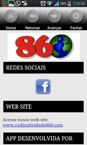 Rádio Atividade 860 Screenshot 2
