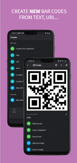 QR & Barcode scanner & creator Screenshot 1