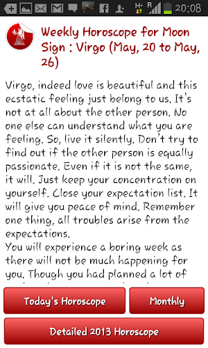 Daily Horoscope 2020 Screenshot 2